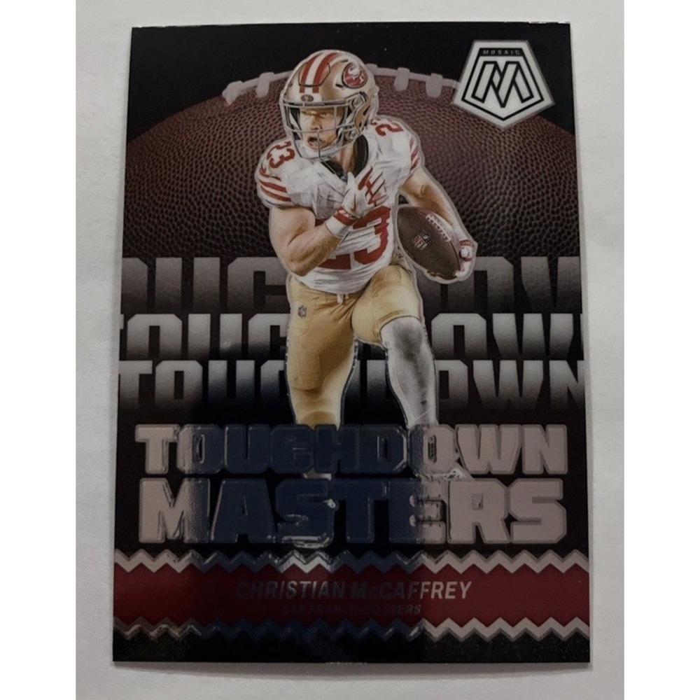 2024 Panini Mosaic #TM-MMY Christian McCaffrey‎ Touchdown Masters 49ers